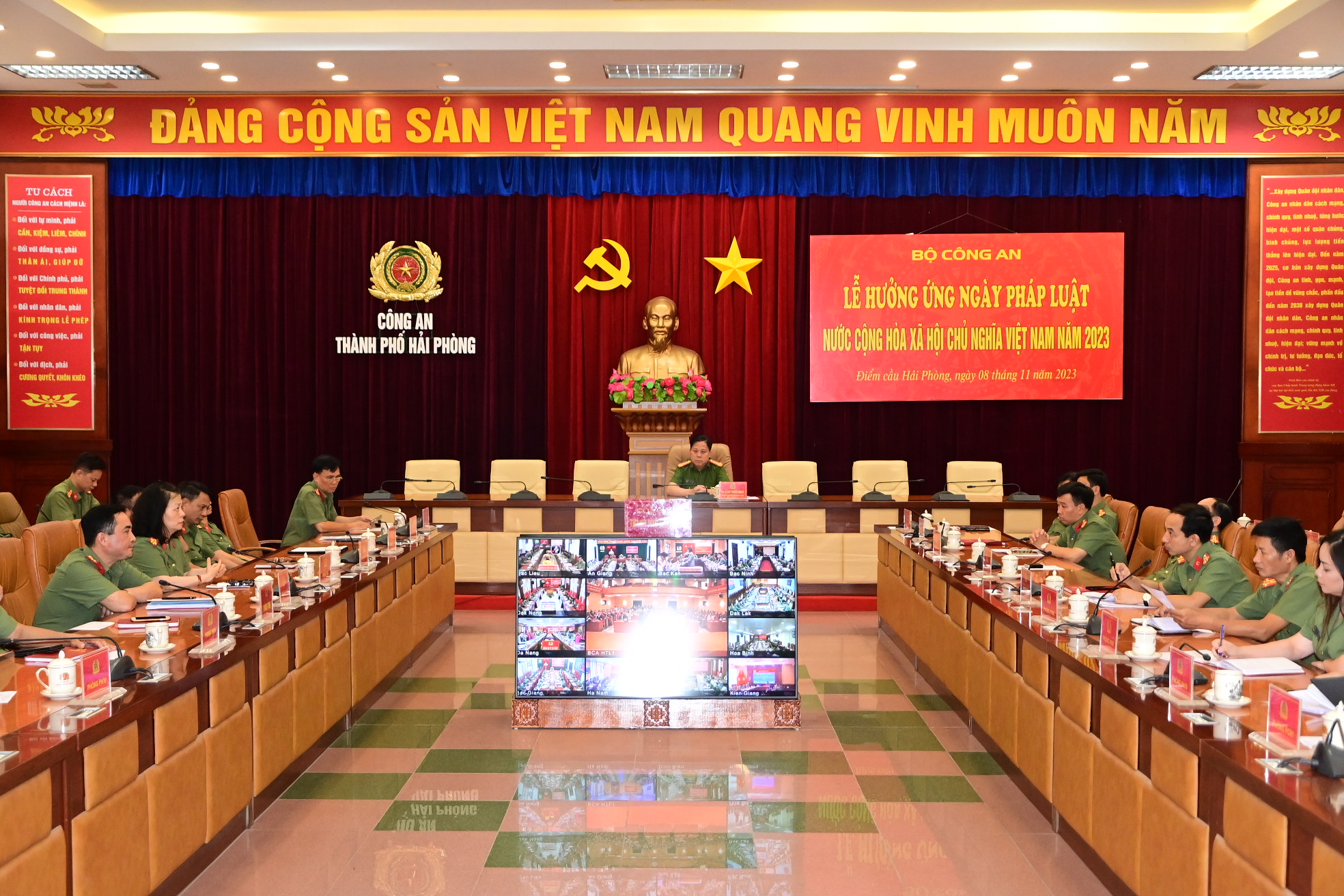 Bộ Công an tổ chức Lễ hưởng ứng Ngày Pháp luật nước Cộng hòa xã hội chủ nghĩa Việt Nam năm 2023